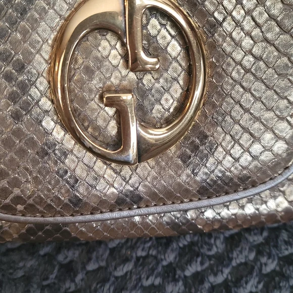 GORGEOUS VINTAGE PYTHON SNAKE CROSSBODY GUCCI BAG - Picture 5 of 16